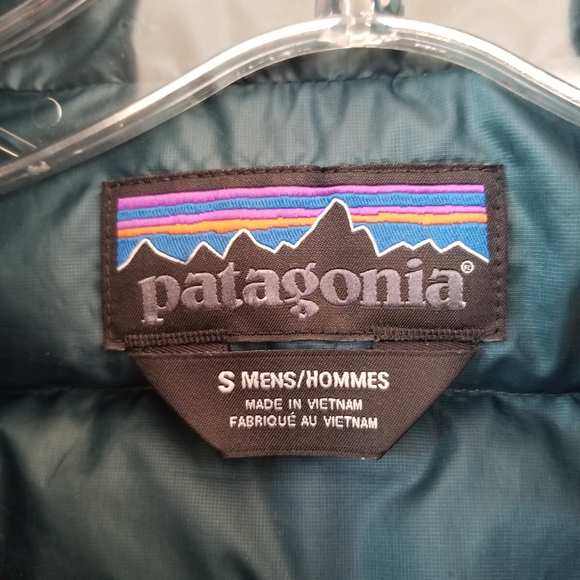 ๐ธ Patagonia Men's Down Sweater Vest Dark Borealis Green Size Small S - Picture 8 of 15